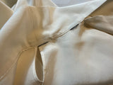 Silk White Sleeveless Blouse Top Size M medium ladies