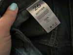 MOTHER The Cheeky Straight Leg Distressed Jeans High Waist Grey Size 26 ladies