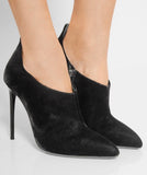 TOM FORD Velvet ankle boots heels Size 37.5 UK 4.5 US 7.5 ladies