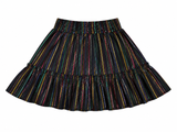 Stella McCartney Kids Metallic Rainbow-Stripe Skirt 10 years children