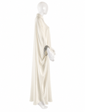 Brunello Cucinelli Silk Monili Asymmetric Shirt size S ladies