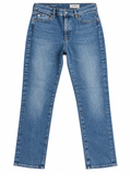 AG Adriano Goldschmied Mari Mid-Rise Crop Slim Straight Jeans ladies