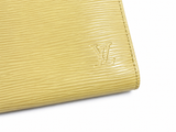Louis Vuitton Zippy Wallet Yellow Epi Leather ladies
