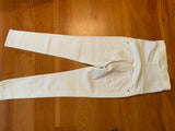 James Jeans Womens Maternity White Denim Stretch Skinny Slim Jeans USA Size 25 ladies