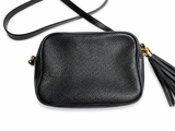 Gucci Pebbled Calfskin Small Soho Disco Bag – Black Handbag ladies