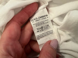 Dolce & Gabbana T-Shirt Round Neck in White size 50 men