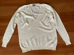 Tomas Maier Cashmere Pullover In cream Sweater Jumper Size S Small ladies