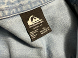 Quiksilver Boys’ Short-Sleeve Denim Shirt – Size XS / Age 8 years children