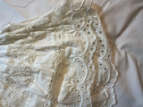 LoveShackFancy White Lace mini dress size L LARGE ladies