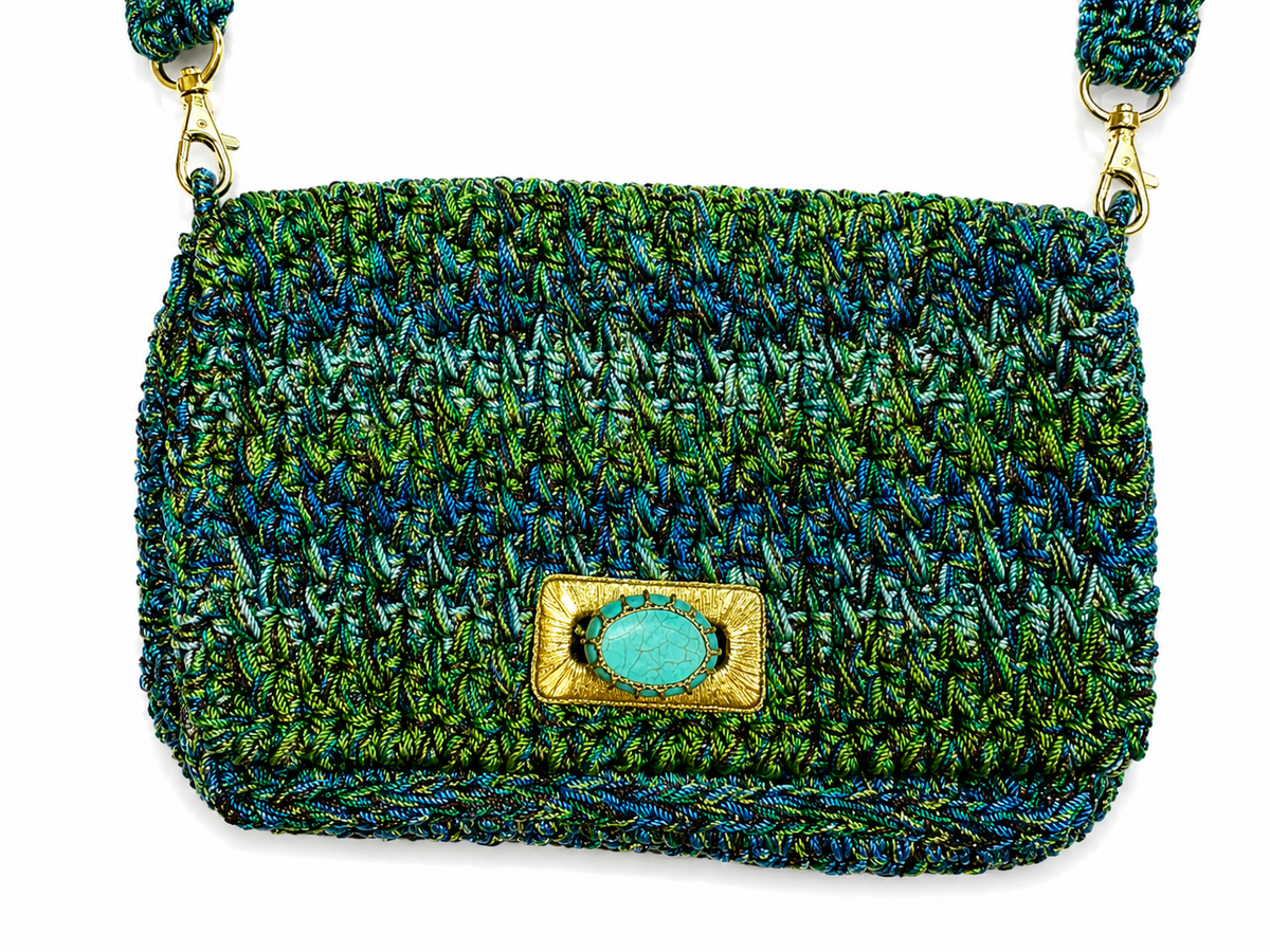 Boks & Baum Bovary Prestige Handmade Crochet Shoulder & Crossbody Bag ladies