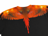 Marcelo Burlon Wings Print Cotton T-Shirt 8 years old children