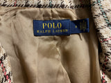 Polo Ralph Lauren Linen & Silk Checked Blazer – Size US 8 ladies