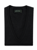 Zadig & Voltaire Black V-Neck Knit Top ladies