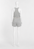 TOM FORD Silk and cotton drawstring shorts size M medium ladies