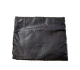 Primary New York Python Snakeskin Folded Flap Clutch Bag Handbag ladies