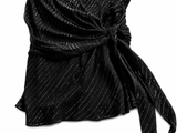 angelo katsapis BLACK DRESS SIZE UK 12 US 8 IT 44 L ladies