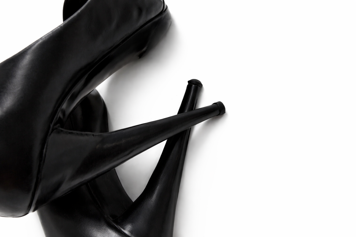 Pierre Hardy Leather Black High Heels Peep Toes Shoes size 37 UK 4 US 7 ladies
