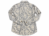 Versace Boys Baroque Floral Long-Sleeve Shirt – Size 10Y / 140 cm children