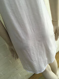 Hanro Cotton Deluxe White Sleeveless Nightdress – Size XS ladies