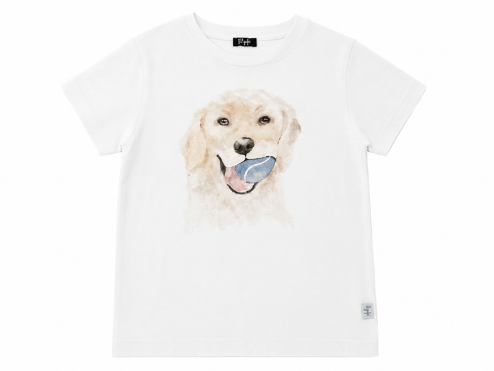 Il Gufo White Dog Print T-Shirt – 4 Years old children