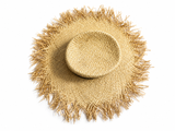 Chanel 2019 Runway Raffia Wide-Brim Hat – Size M ladies