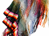 Missoni Milano Multicolour Open-Knit Fringe Poncho – One Size ladies