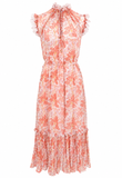 Zimmermann Kaleidoscope Picnic Midi Dress – Geranium Blush ladies