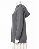 Christian Dior J’Adior 8 Grey Cashmere Blend Hooded Sweater – Size F40 / UK 12 / US 8 ladies