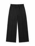 Zara Black Wide-Leg Linen Trousers – Size M ladies