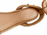Valentino Rockstud Rope Sandals In Calfskin 45mm ladies