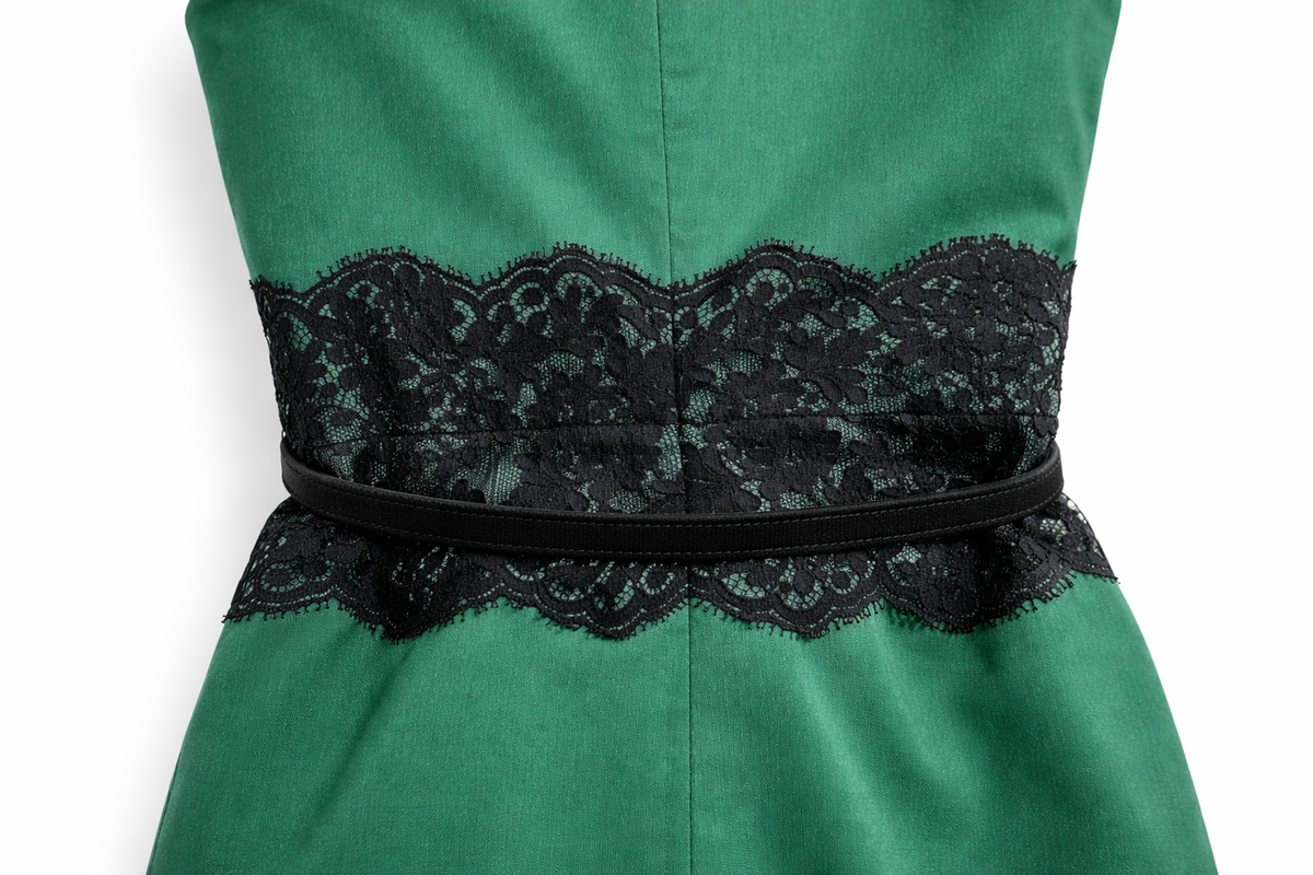 Valentino Wool Lace Techno Couture SO ELEGANT Dress Size I 38 XS ladies