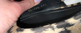 CHRISTIAN DIOR Nylon Leopard Print Mizza Slingback Flats Size 38.5 ladies