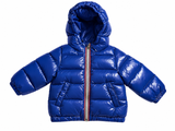 Moncler Aubert Baby Blue Hooded Down Puffer Jacket – 6/9 Months 68 cm children