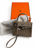 Unbranded Bag Kelly Sellier 25 Etoupe Handbag ladies