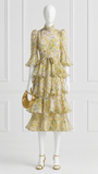 Zimmermann Harmony Ruffle Midi Dress