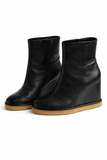 Celine Leather Mid-Calf Boots Size 38 US 8 UK 5 ladies