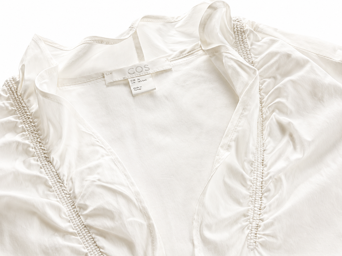 COS white tunic top blouse Size EU 36 ladies