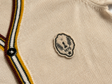 Bonpoint Beige Wool V-Neck Crest Cardigan – 4 Years children