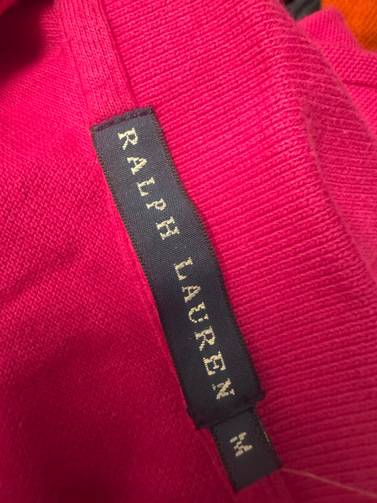 Ralph Lauren Pink Polo Dress size M medium ladies