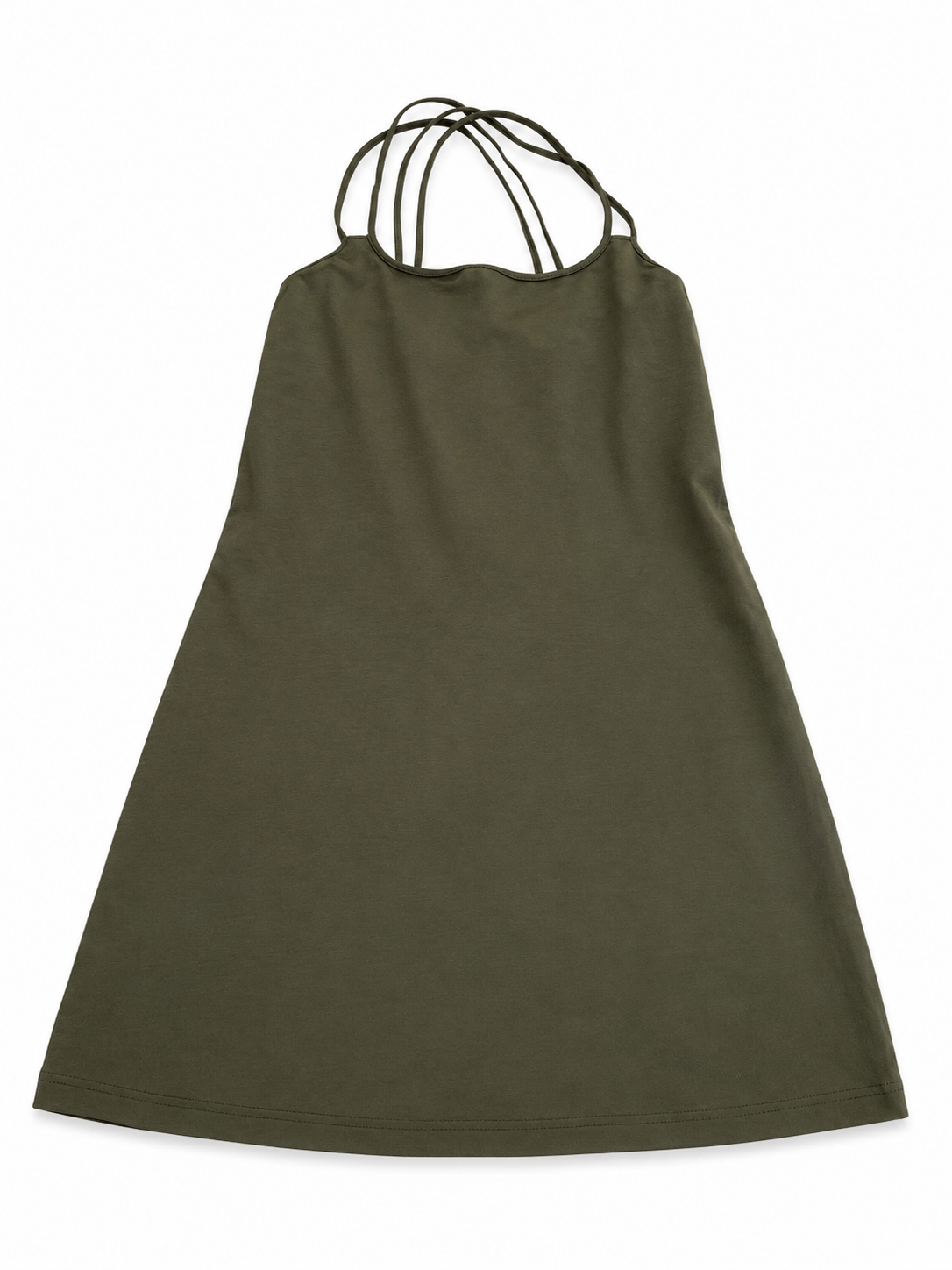 Eres Inga Khaki Strappy Mini Dress – F 40 UK 12 ladies