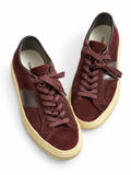 Tom Ford Burgundy Suede Low-Top Sneakers – Size 9 men