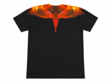 Marcelo Burlon Wings Print Cotton T-Shirt 8 years old children