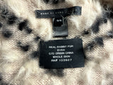 Marc by Marc Jacobs Real Rabbit Fur Cropped Vest O/S One size ladies