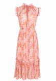 Zimmermann Kaleidoscope Picnic Midi Dress – Geranium Blush ladies