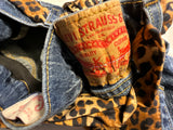 MC2 Saint Barth Leopard-Print Denim Shorts size W34 ladies