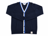 Bonpoint Navy Blue V-Neck Knit Cardigan – 8 Years children