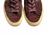 Tom Ford Burgundy Suede Low-Top Sneakers – Size 9 men