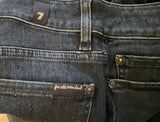 7 For All Mankind - Aubrey Slim Illusion Luxe Los Feliz Crystals all Over Jeans size 29 ladies