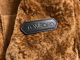 Tom Ford Men’s Shearling Suede Jacket – Size 50 men