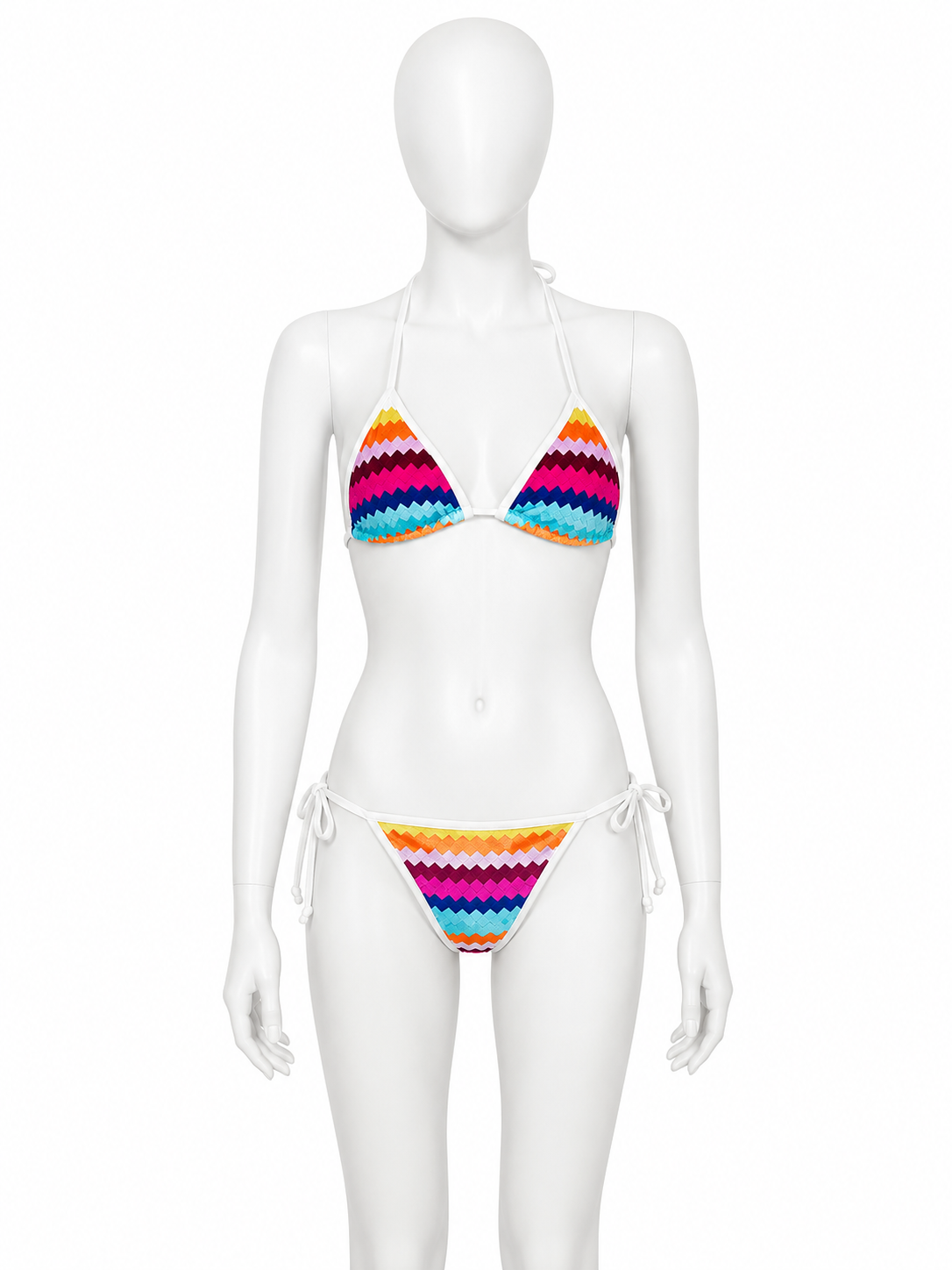 Missoni Zigzag Velvet String Bikini Swimsuit ladies